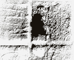 Grunge background. Abstract template. Texture with the effect of noise, grain, roughness. Vector illustration for a design surface.