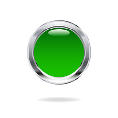 GREEN BUTONS 3D VECTOR