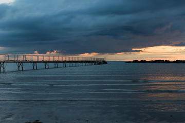 Fototapeta premium Sunrise on the Adriatic Sea