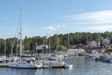 Fototapeta na wymiar Marina at Sandhamn in Sweden