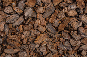 Textured background wallpaper of the brown wooden pieces