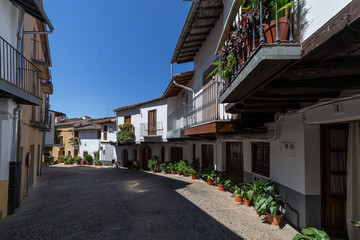 Fototapeta na wymiar Guadalupe medieval village in Caceres, Extremadura, Spain