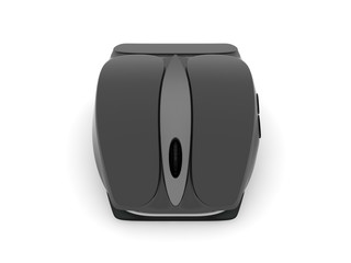 3D image of a computer mouse, isolated on a white background. Modern design, quality idea. 3D rendering