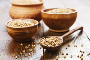 Whole buckwheat grain