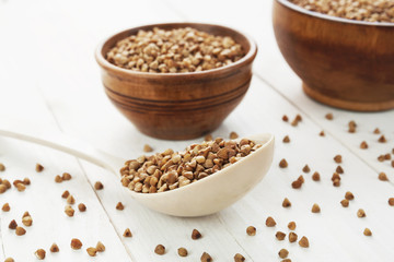 Whole buckwheat grain