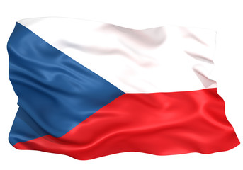 Fototapeta na wymiar チェコ国旗