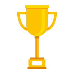 trophy award cup isolated icon