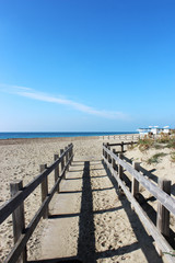 sea in winter in Salento