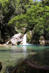 Fototapeta premium waterfall of San Benedetto in Subiaco