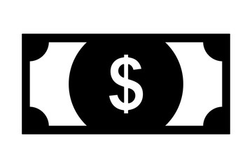 dollar money isolated icon