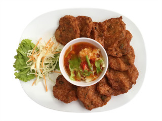 Thai Food Fried Fish Cakes