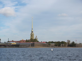 View of the Peter and Paul Fortress from the Neva River, St. Petersburg