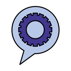 speech bubble isolated icon