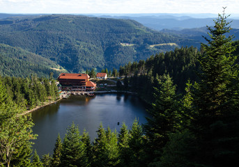 Fototapeta premium Mummelsee Schwarzwald Schwarzwaldhochstrasse