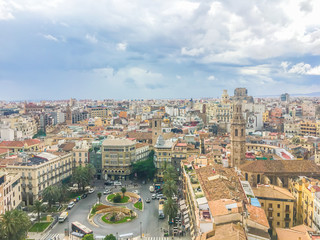 City view of Valencia Spain