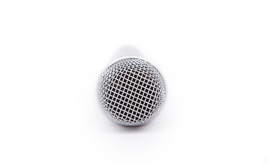 High-Quality Microphone Isolated on White Background