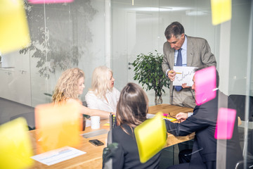 Businesspeople in a office