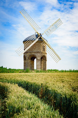 Naklejka na ściany i meble Old Windmill, Warwickshire, UK