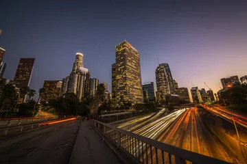 Fotobehang Los Angeles centrum © oneinchpunch