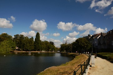 Fototapeta premium Etangs d’Ixelles (Bruxelles) 