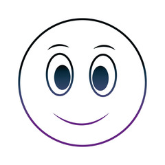 big smiley emoticon happy face neon design image
