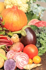 Fresh vegetables from the garden