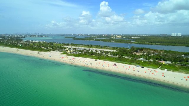 Drone Miami Beach 4k summer 2018