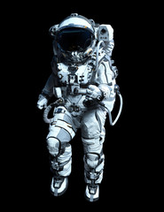 Astronaut in darkness. Mixed media © Sergey Nivens