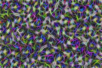 Multi-colored fractal neon background.