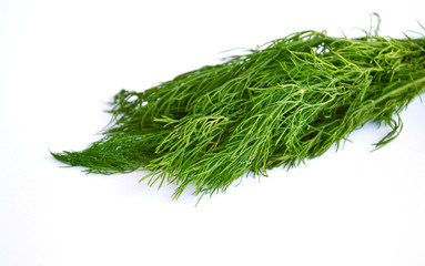 Dill with white background.
Dill is one of the ancient herbs.
