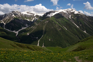 Fototapeta premium Svaneti mountains in Georgia