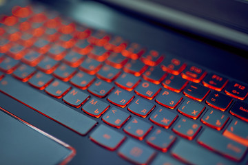 Expensive Laptop keyboard Backlight in Red