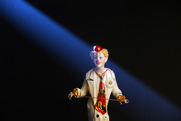 Clown Dark Background studio