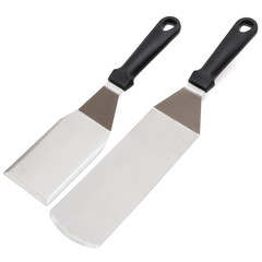 Spatula Set, a silver spatula angled diagonally