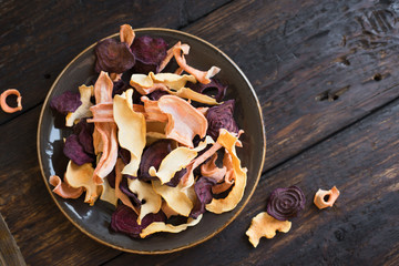 Vegetable dehydrated chips