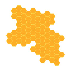 honeycomb background- vector illustration