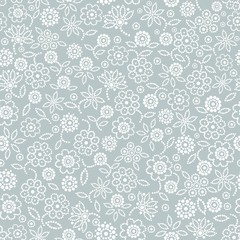 Seamless abstract floral pattern