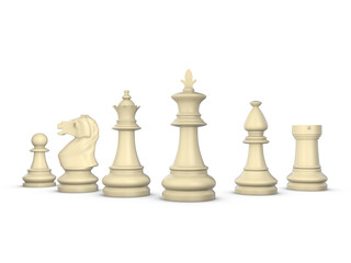 Chess pieces set