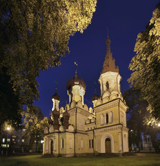 Fototapeta na wymiar Orthodox church of Assumption of Mother of God in Hrubieszow. Poland
