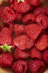  a lot of fresh and ripe raspberry