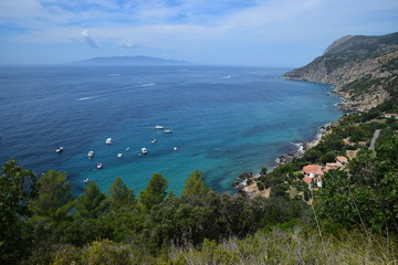 Toscana, Monte Argentario - isola del Giglio sullo sfondo