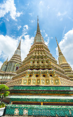 Fototapeta premium Temple in Thai Art It is a unique representation of beautiful civilization.