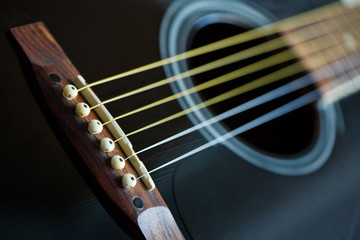 Gitarre Saite makro macro acoustic Akustik