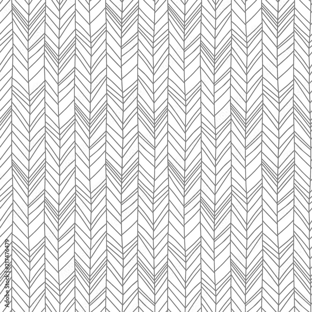 Poster seamless pattern of herringbone scandinavian style background