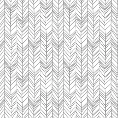 Aluminium Prints Chevron Seamless pattern of herringbone scandinavian style background