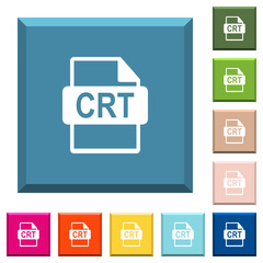 CRT file format white icons on edged square buttons