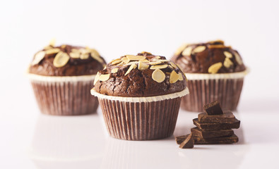 image of Delicious chocolate muffins