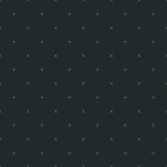 Fototapeta premium Abstract Minimal Pattern Background with Plus and Multiply Signs