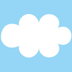 Fluffy Cloud Vector
