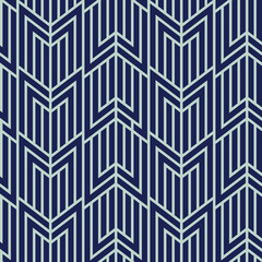Art Deco Seamless Pattern, Geometrical Background for design, cover, textile, wallpaper, decoration in vector